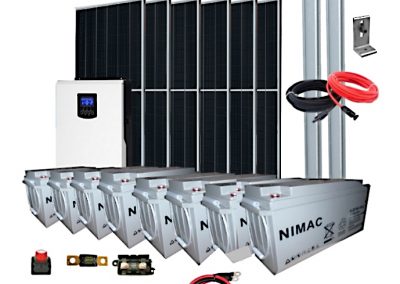 Kit solar fotovoltaico 6000W